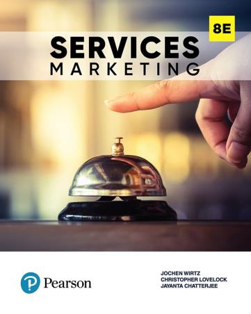Book cover number 1 for Services Marketing : People, Technology, Strategy written by Christopher Lovelock, Jochen Wirtz, Jayanta Chatterjee published by Pearson Education