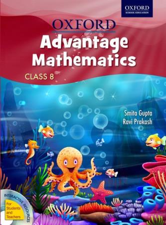 Book cover number 1 for Advantage Mathematics Class 8 written by Ravi Prakash, Smita Gupta published by Oxford University Press