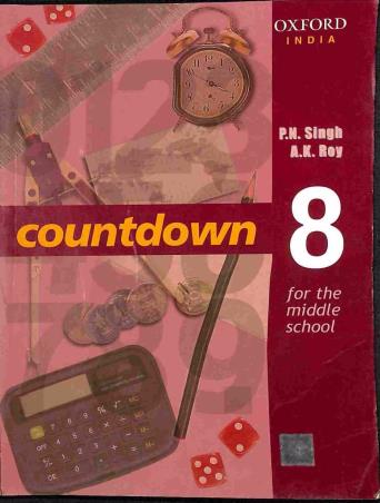 Book cover number 1 for Countdown 8 For The Middle School written by P. N. Shah, A. K. Roy published by Oxford University Press