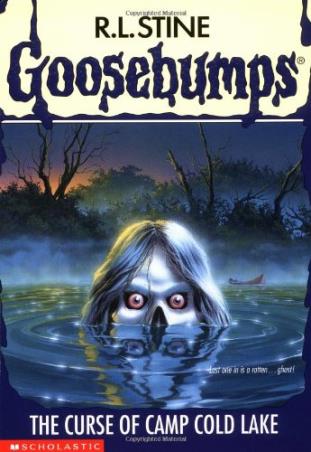 Book cover number 1 for Goosebumps -56 : The Curse Of Camp Cold Lake written by R. L. Stine published by Scholastic