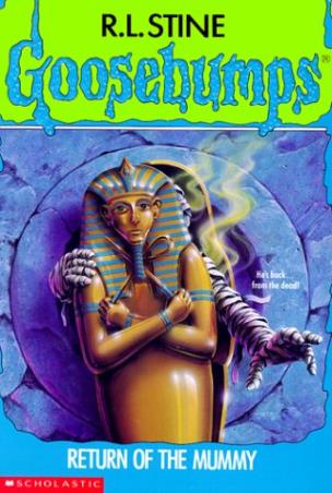 Book cover number 1 for Goosebumps -23 : Return Of The Mummy written by R. L. Stine published by Scholastic