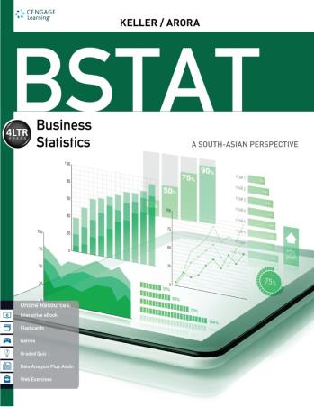 Book cover number 1 for BSTAT: A south-Asian Perspective written by Gerald Keller, Hitesh Arora published by Cengage Learning India Private Limited