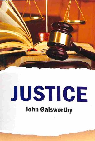 Book cover number 1 for Justice written by John Galsworthy published by Radha Publishing House