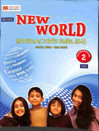 Book cover number 1 for New world interactive English Workbook 2 CCE written by Anjali Dere, Uma Mani published by Macmillan Education