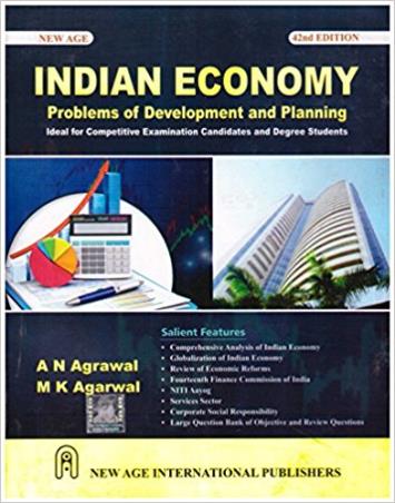 Book cover number 1 for Indian Economy (Problems Of Development And Planning) written by A. N. Agrawal, M. K. Agrawal published by New Age International (P) Limited, Publishers