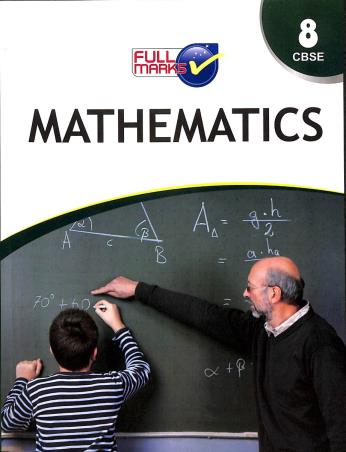 Book cover number 2 for Mathematics Class 8 (CBSE) written by R. Chandra published by Full Marks Pvt. Ltd.