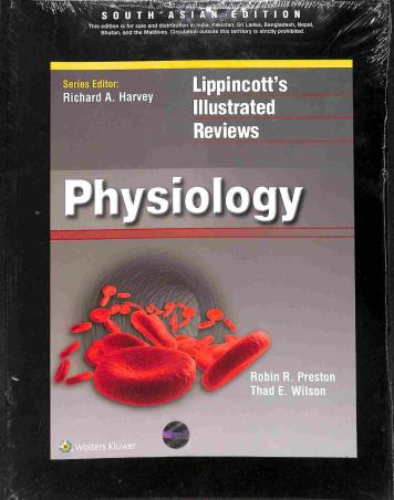 Book cover number 1 for Lippincott's Illustrates Reveiws : Physiology written by Robin R. Preston, Thad E. Wilson published by Wolters Kluwer