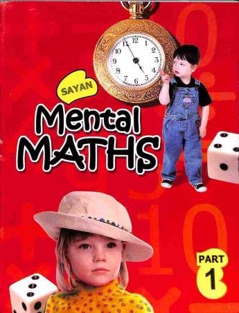 Book cover number 1 for Sayan Mental Maths Part 1 written by A. K. Saxena published by Dhar Book Agency