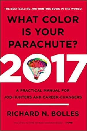 Book cover number 1 for What Color Is Your Parachute? 2017 written by Richard N. Bolles published by Random House