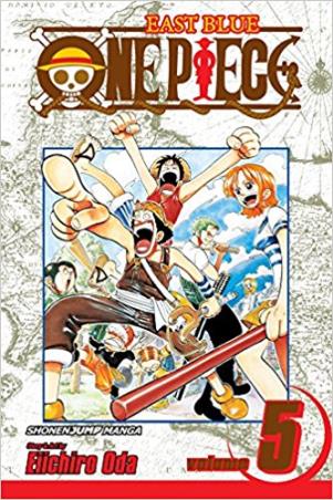Book cover number 1 for One Piece : Volume 5 written by Eiichiro Oda published by Simon & Schuster