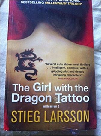 Book cover number 1 for The Girl With The Dragon Tattoo written by Stieg Larsson published by Quercus