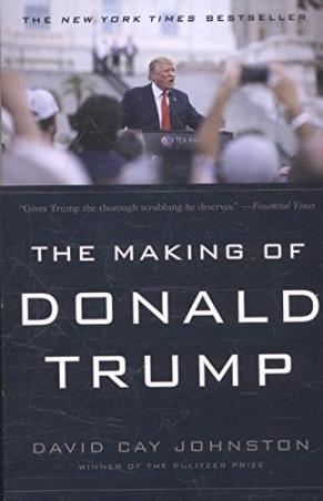 Book cover number 1 for The Making Of Donald Trump written by David Cay Johnston published by Melville House Publishing