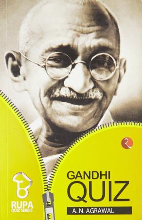 Book cover number 1 for Gandhi Quiz written by A. N. Agrawal published by Rupa Publications India