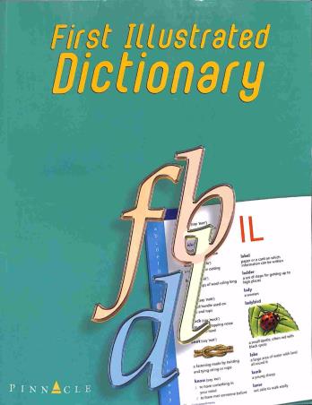 Book cover number 1 for First Illustrated Dictionary written by NA published by Pinnacle Books Private Limited