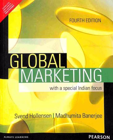 Book cover number 1 for Global Marketing written by Svend Hollensen, Madhumita Banerjee published by Pearson Education