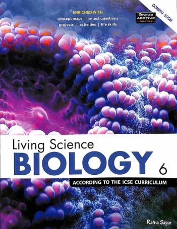 Book cover number 1 for Living Science Biology 6 (ICSE) written by D. K. Rao published by Ratna Sagar P. Ltd.