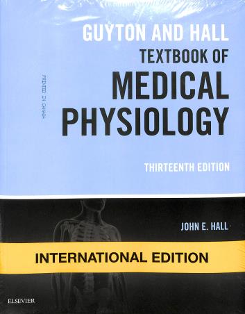 Book cover number 1 for Guyton And Hall Textbook Of Medical Physiology (International Edition) written by John E. Hall published by Elsevier