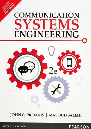 Book cover number 1 for Communication Systems Engineering written by John G. Proakis, Masoud Salehi published by Pearson Education