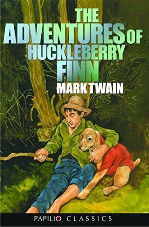 Book cover number 1 for The Adventures Of Huckleberry Finn (Papilio Classics) written by Mark Tully published by Papilio