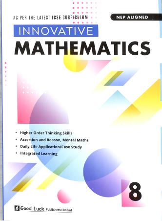 Book cover number 1 for Innovative Mathematics 8 (NEP) written by T. K. Chakraborty published by Good Luck Publishers Limited