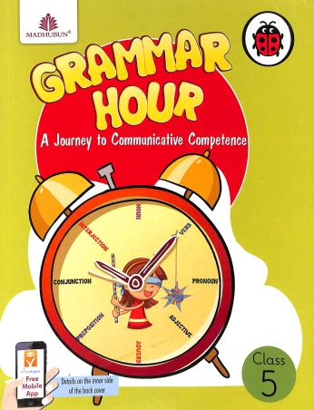 Book cover number 1 for Grammar Hour Class 5 written by Ushashi Ghosh published by Madhubun Educational Books