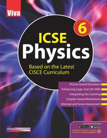 Book cover number 1 for ICSE Physics Class 6 written by Suresh Garg, Neha Sharma published by Viva Education