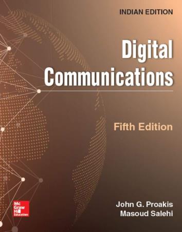 Book cover number 1 for Digital Communications written by John G. Proakis, Masoud Salehi published by McGraw Hill Education Private Limited