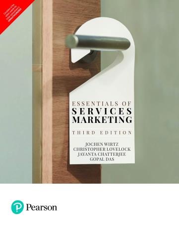Book cover number 1 for Essentials Of Services Marketing written by Jochen Wirtz, Christopher Lovelock, Jayanta Chatterjee, Gopal Das published by Pearson Education
