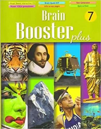 Book cover number 1 for Brain Booster Plus Class 7 written by Swati Malhotra published by Acevision Publisher Pvt. Ltd.