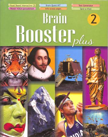 Book cover number 1 for Brain Booster Plus Class 2 written by Swati Malhotra published by Acevision Publisher Pvt. Ltd.