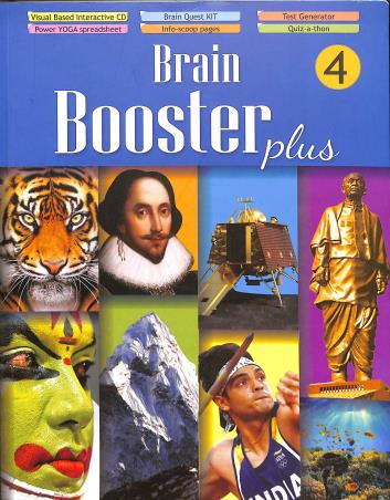 Book cover number 1 for Brain Booster Plus Class 4 written by Swati Malhotra published by Acevision Publisher Pvt. Ltd.