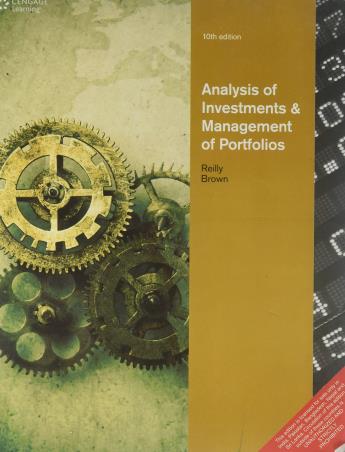 Book cover number 1 for Analysis Of Investments And Management Of Portfolios written by Frank Reilly, Keith Brown published by Cengage Learning India Private Limited