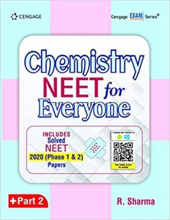 Book cover number 1 for Chemistry NEET for Everyone + Part 2 written by R. Sharma published by Cengage Learning India Private Limited