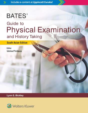 Book cover number 1 for BATES’ Guide To Physical Examination And History Taking written by Lynn S. Bickley published by Wolters Kluwer