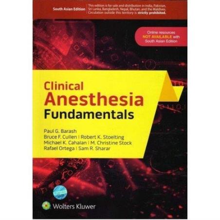 Book cover number 1 for Clinical Anesthesia Fundamentals written by Paul G. Barash published by Wolters Kluwer