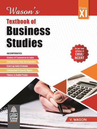 Book cover number 1 for Watson's Textbook Of Business Studies For Class 11 CBSE (2020) written by V. Wason published by S. Chand Publishing