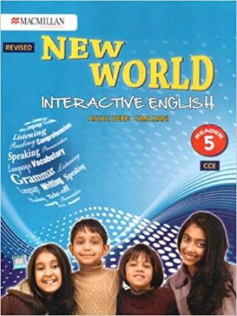 Book cover number 1 for New World Interactive English Reader 5 CCE written by Anjali Dere, Uma Mani published by Macmillan Education