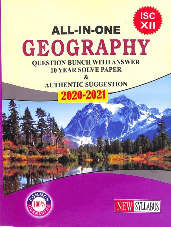 Book cover number 1 for All In One ISC Geography Class 12 : Question Bunch With Answer 10 Year Solved Paper written by NA published by Garima Publication