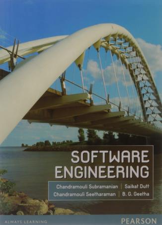 Book cover number 1 for Software Engineering written by Chandramouli Subramanian published by Pearson Education