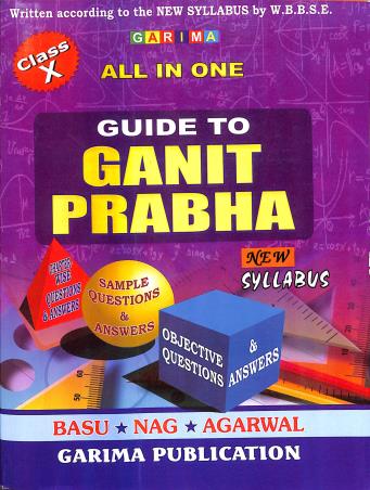 Book cover number 1 for All In One Guide To Ganit Prabha Class 10 written by NA published by Garima Publication