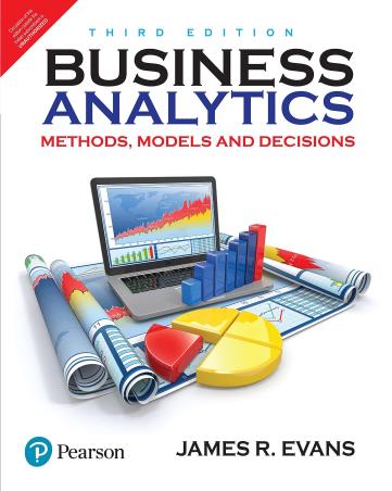 Book cover number 1 for Business Analytics written by James R. Evans published by Pearson Education