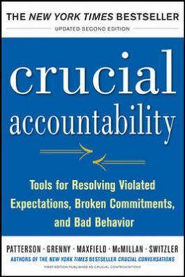 Book cover number 1 for Crucial Accountability written by Kerry Patterson, Joseph Grenny, Ron McMillan, A. l. Switzler, David Maxfield published by McGraw Hill Education Private Limited