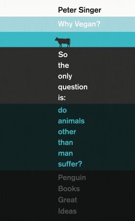 Book cover number 1 for Why Vegan? written by Peter Singer published by Penguin Classics