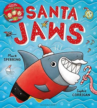 Book cover number 1 for Santa Jaws written by Mark Sperring published by Bloomsbury Publishing