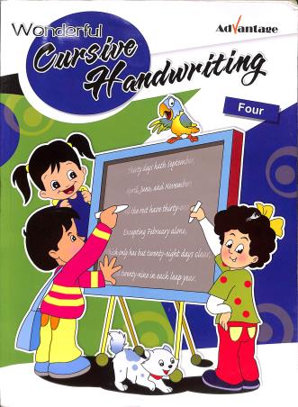 Book cover number 1 for Wonderful Cursive Handwriting 4 written by NA published by Advantage Educational Books