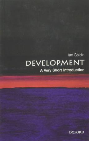 Book cover number 1 for Development (A Very Short Introduction) written by Ian Goldin published by Oxford University Press