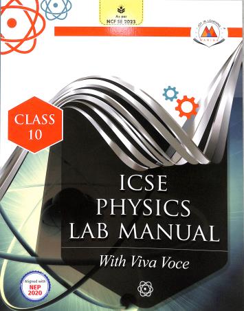 Buy ICSE Physics Lab Manual With Viva Voce Class 10 Book Online