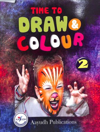 Book cover number 1 for Time To Draw & Colour 2 written by NA published by Aayudh Publications