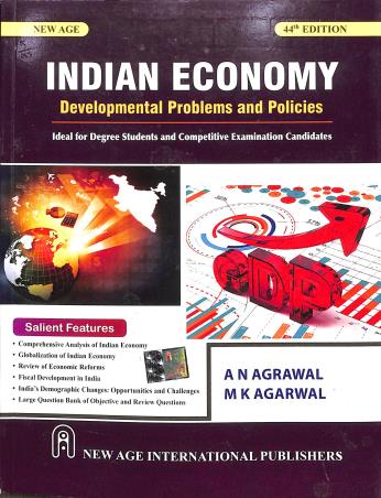 Book cover number 1 for Indian Economy : Developmental Problems And Policies written by A. N. Agrawal, M. K. Agrawal published by New Age International (P) Limited, Publishers