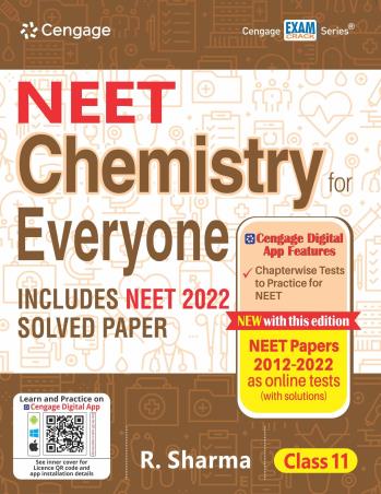 Book cover number 1 for NEET Chemistry For Everyone Class 11 written by R. Sharma published by Cengage Learning India Private Limited